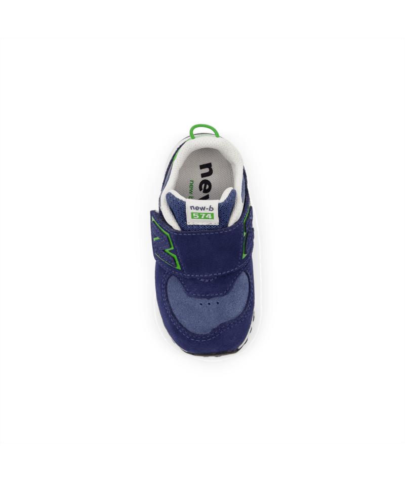 NEW BALANCE 574QBL NB Navy Alpine Green Kids – Image 3