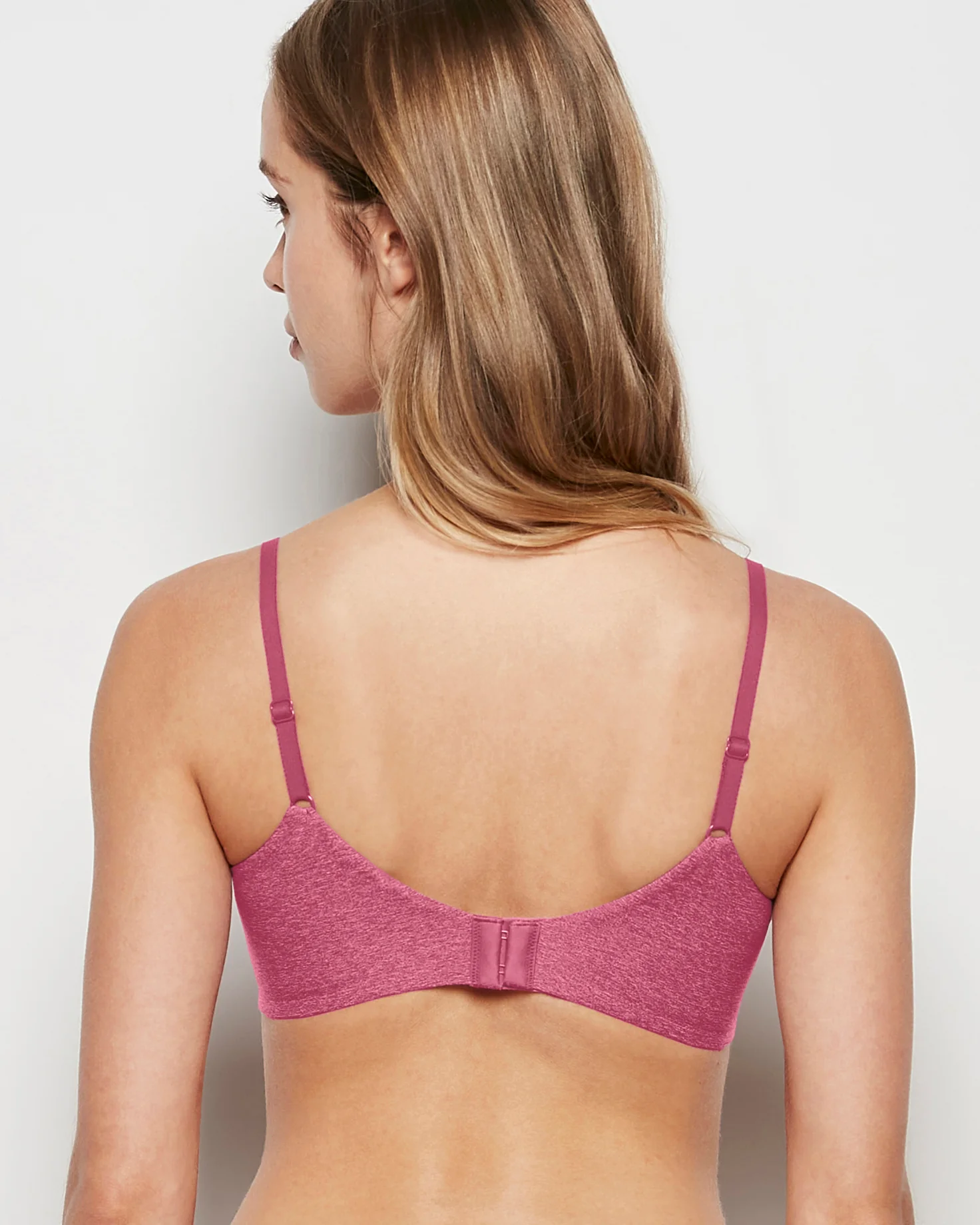Comfort Lightly Lined Demi Bra in Electric Rouge – Image 3