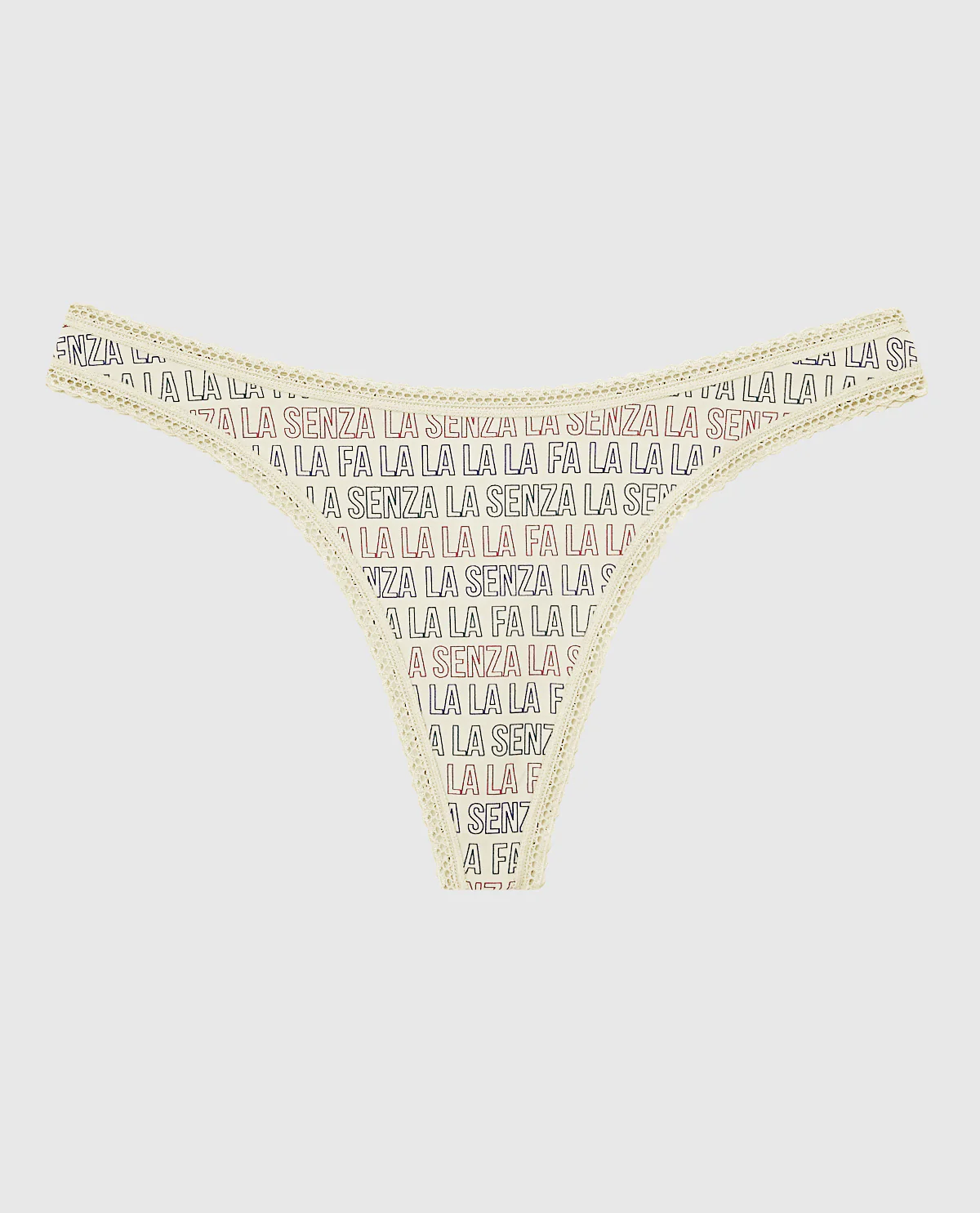 Remix Cotton Thong Panty