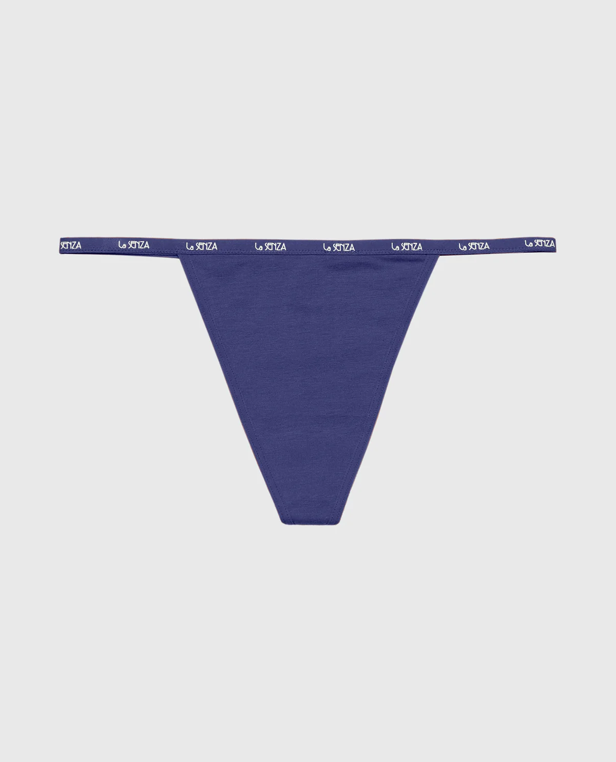 G-Sring Panty with Logo Trim in Dusk Blue – Image 4