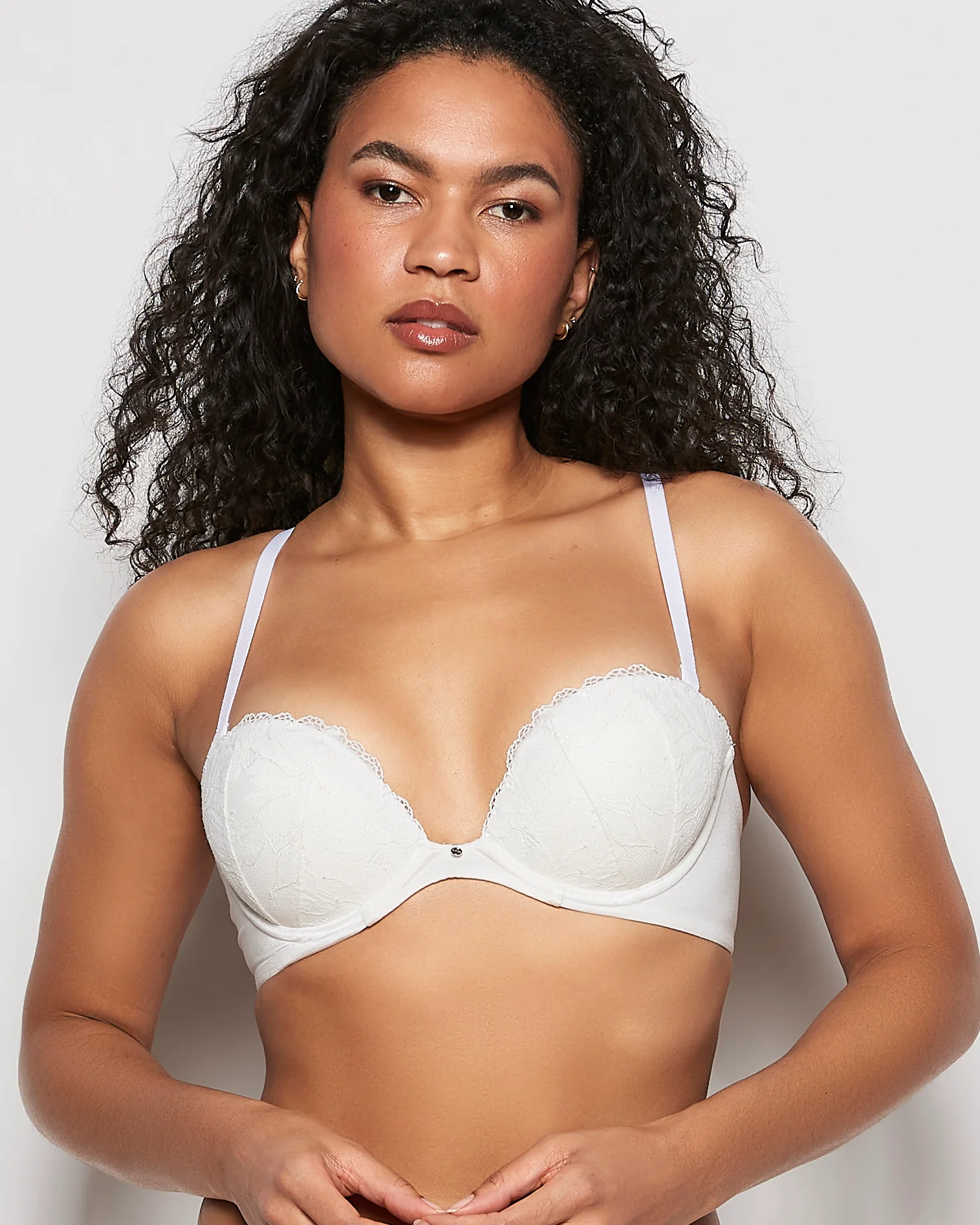 Strapless Push Up Bra in Ivory – Image 4