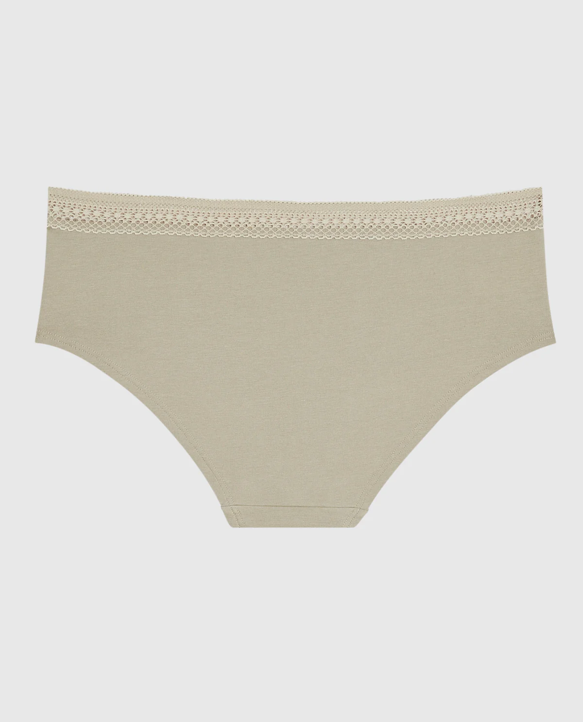 Hipster Panty with Elemental Lace in Stone Grey – Image 5