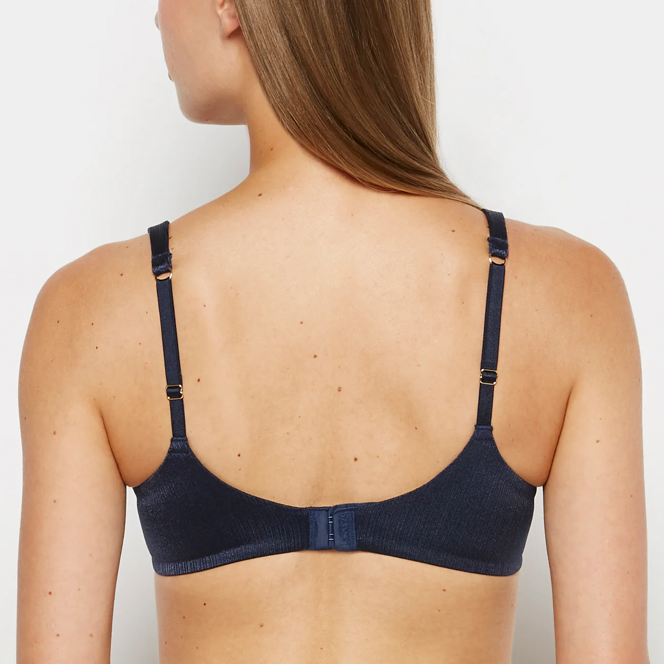 Balconette Bra in Dark Navy – Image 3
