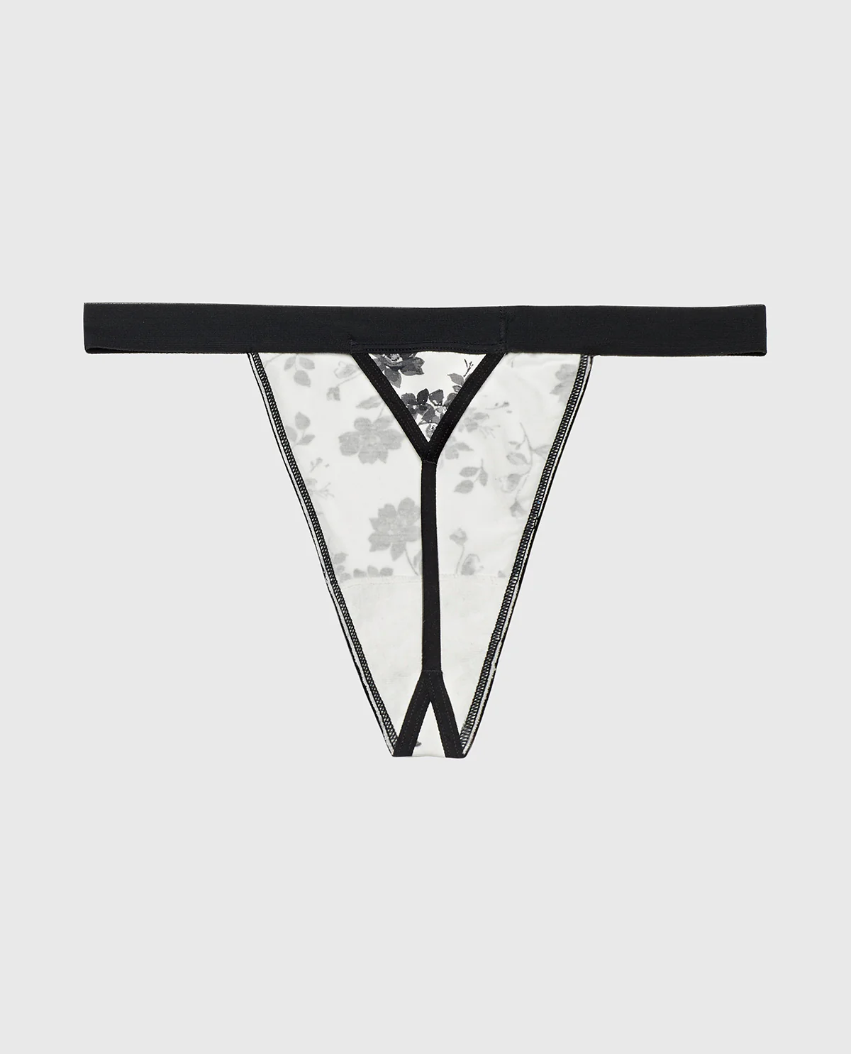G-String Panty With Vanishing Trim in Goddess Floral – Image 5