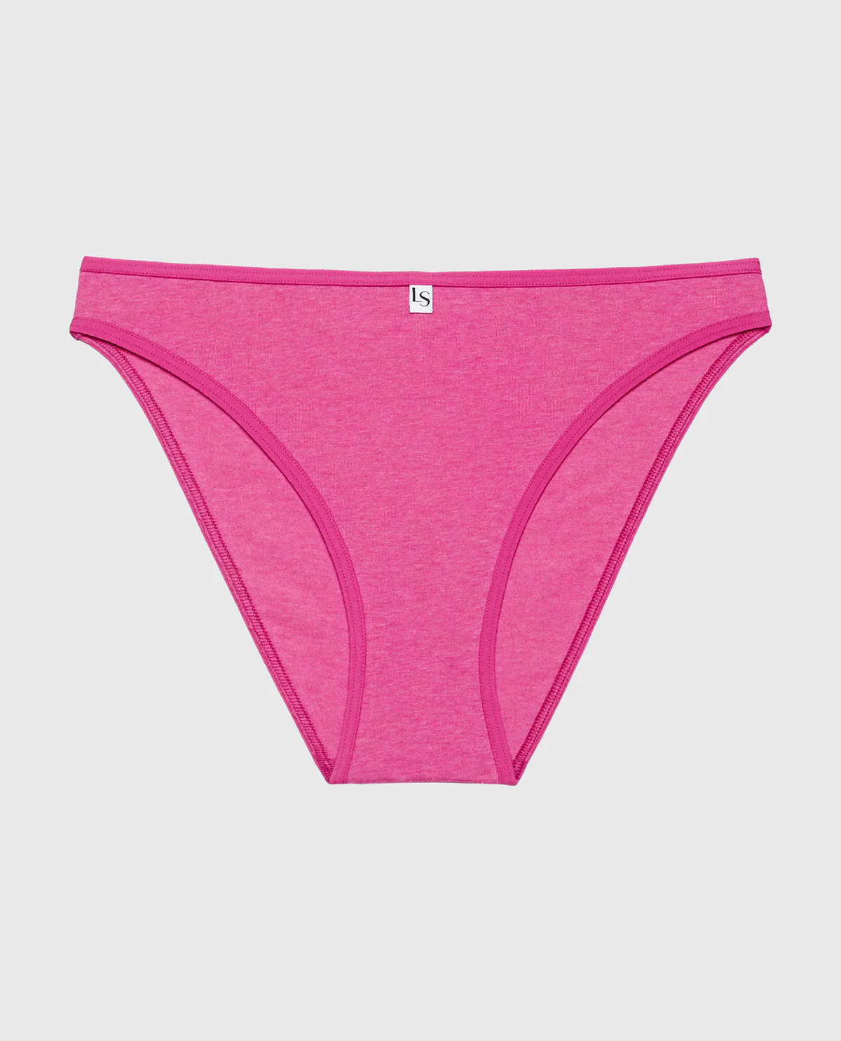 Bikini Panty in Fuchsia Red Heather – Image 4