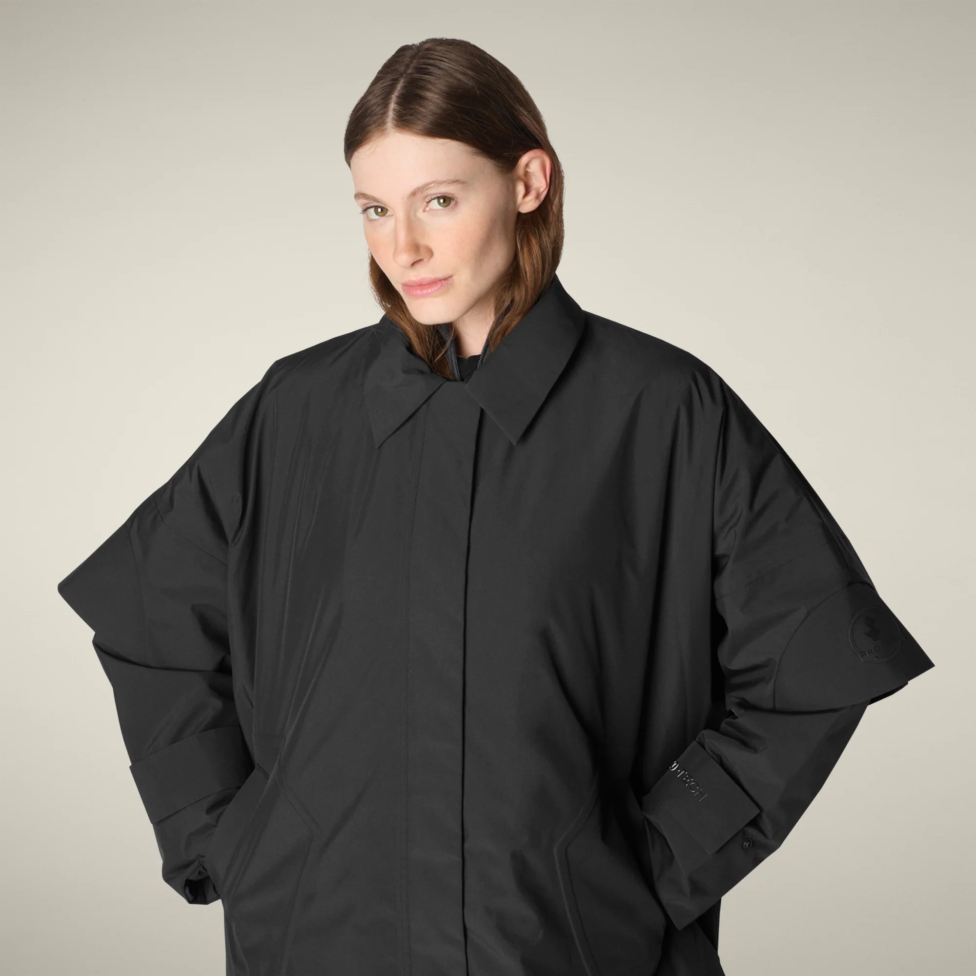 Giacca impermeabile donna Brigitte nero – Image 5