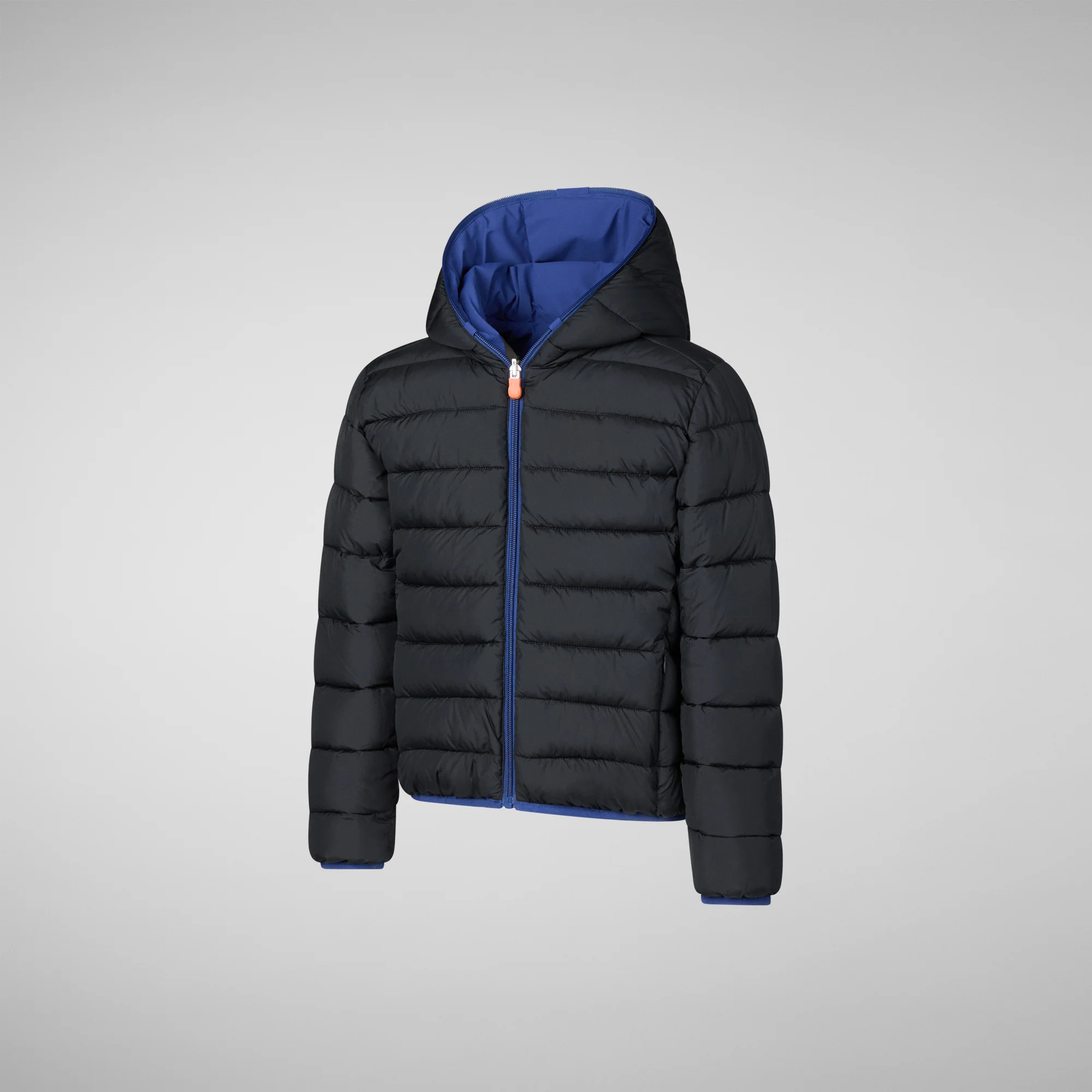 GIACCA CON CAPPUCCIO BAMBINO OLIVER ECLIPSE BLU – Image 4