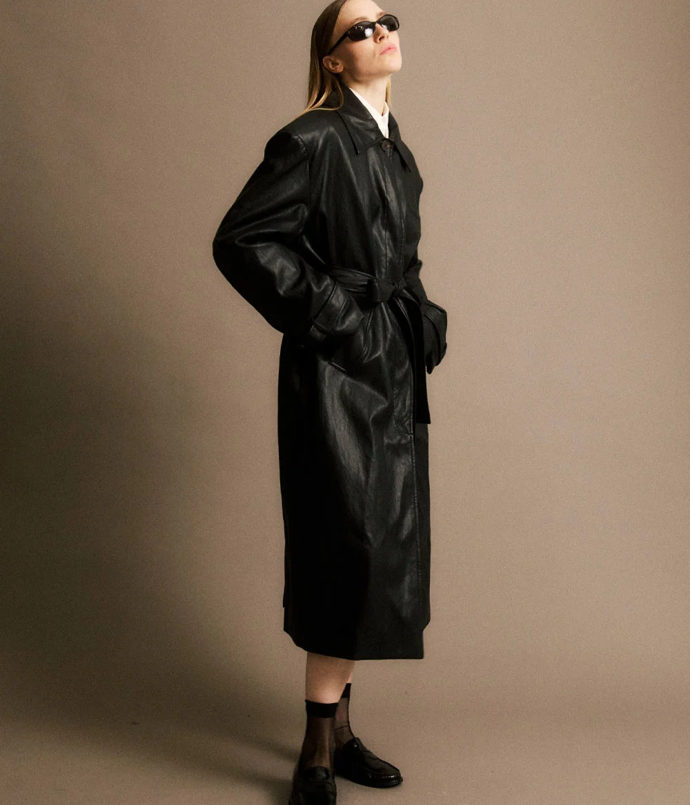 Jiji Studios – Trench Lilie Noir – Image 4