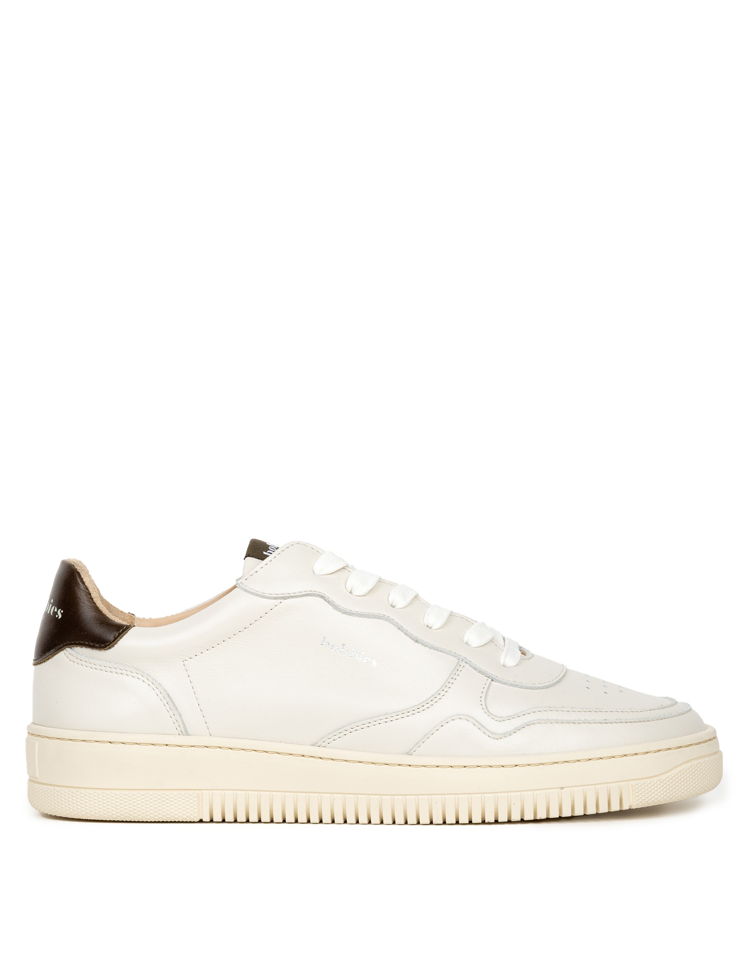 BOBBIES Travis Cuir Blanc Cassé et Kaki Militaire – Image 2
