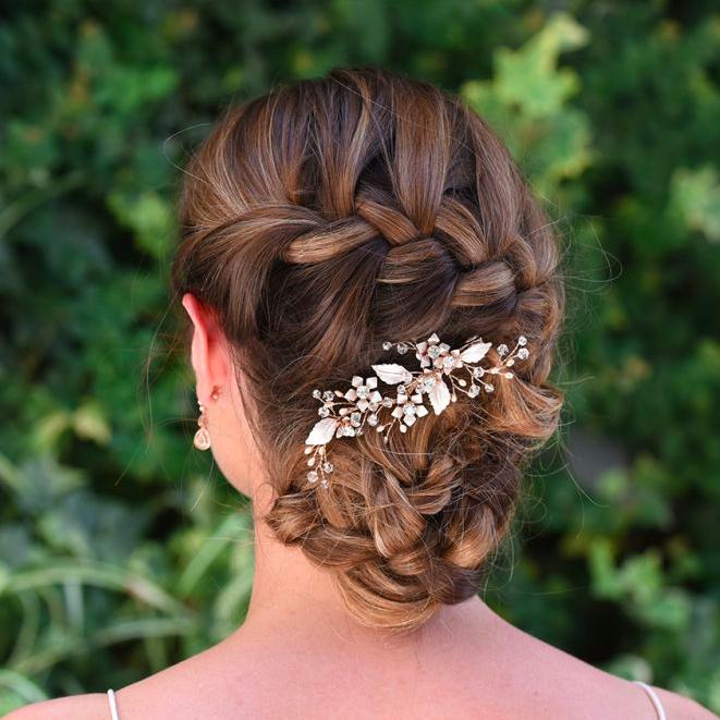 BIJOU DE TETE MARIAGEMeadowsweet Or rose – Image 2