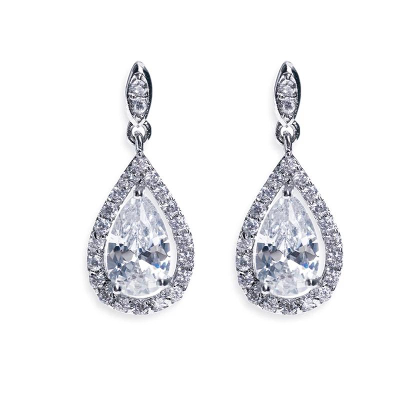 BOUCLES D'OREILLES MARIAGE CRISTALBelmont