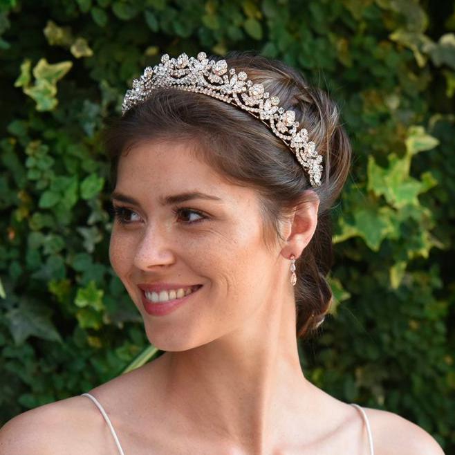 DIADEME MARIAGE PRINCESSEAria Or rose – Image 3