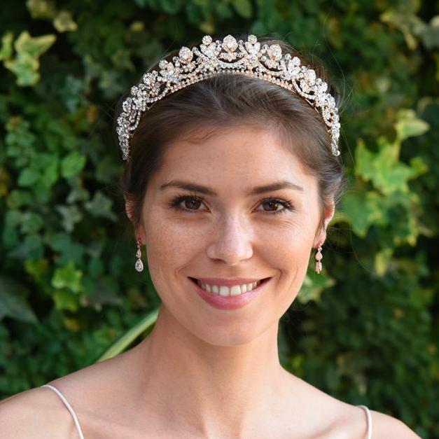 DIADEME MARIAGE PRINCESSEAria Or rose – Image 7