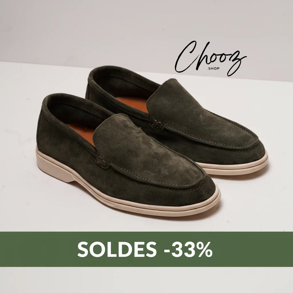 Old Money Mocassin 091 Camoscio Vert made in Italy